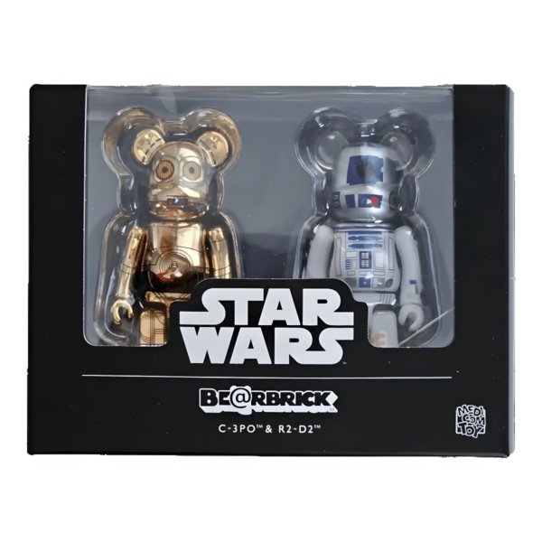 Bearbrick C-3PO & R2-D2 2er-Set 100% in der Verpackung