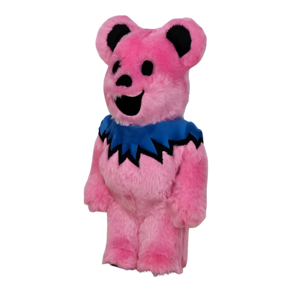 Bearbrick Grateful Dead Dancing Bears Costume Version Pink (400%) schräg