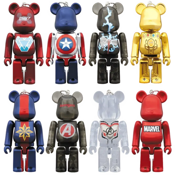 Bearbrick Happy Kuji 'Avengers Endgame' (2019) - Modellübersicht 100%