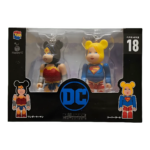 Bearbrick Happy Kuji 'DC' (2020) - 18 Wonder Woman & Supergirl 100% in der Verpackung