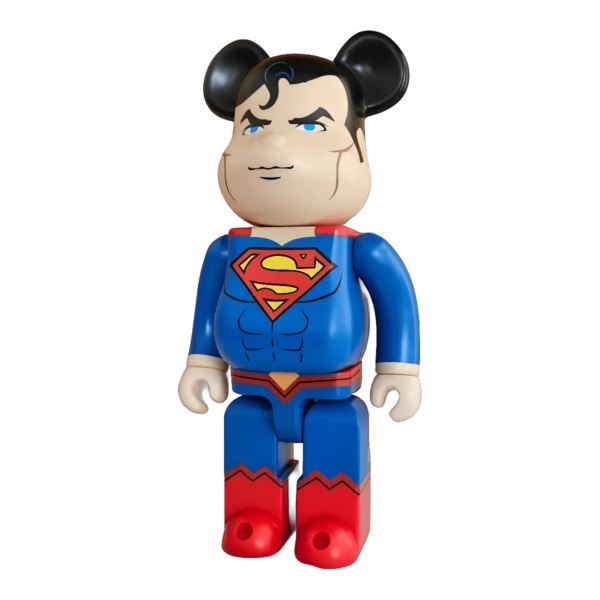 Bearbrick Happy Kuji 'DC' (2020) - SP Superman 400% schräg