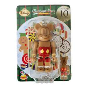BE@RBRICK Disney Christmas Party – 10 Mickey Mouse Ginger Cookie Version (100%)