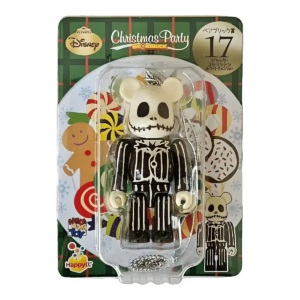 BE@RBRICK Disney Christmas Party – 17 Jack Skellington White Chocolate Version (100%)
