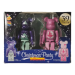 Bearbrick Happy Kuji 'Disney Christmas Party' (2012) - 39 Aladdin Pearl Body Version & Little Mermaid Pearl Body Version 100% in der Verpackung