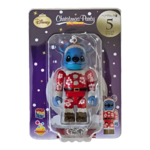 BE@RBRICK Disney Christmas Party – 5 Stitch Santa Version (100%)