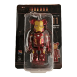 Bearbrick Happy Kuji 'Iron Man' (2023) - 11 Iron Man Mark 45 100% in der Verpackung
