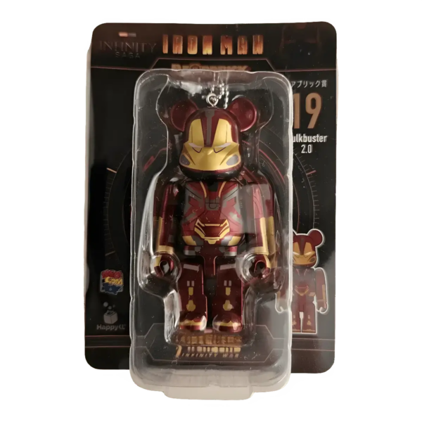 Bearbrick Happy Kuji 'Iron Man' (2023) - 19 Hulkbuster 2.0 100% in der Verpackung