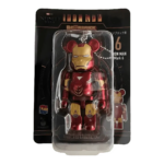 Bearbrick Happy Kuji 'Iron Man' (2023) - 6 Iron Man Mark 6 100% in der Verpackung