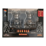 Bearbrick Happy Kuji 'Iron Man' (2023) - C War Machine Mark 3 & War Machine Mark 4 100% in der Verpackung