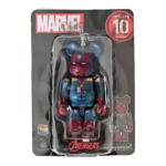 Bearbrick Happy Kuji 'MARVEL' (2021) - 10 Vision 100% in der Verpackung