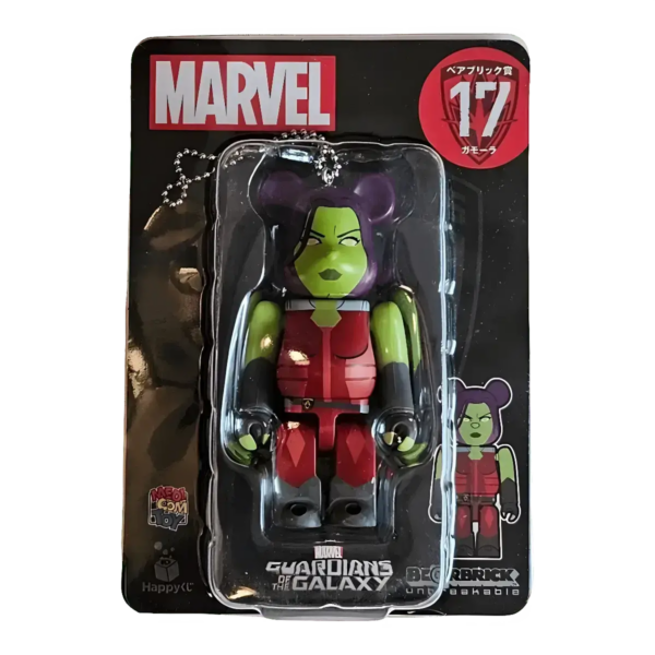 Bearbrick Happy Kuji 'MARVEL' (2021) - 17 Gamora 100% in der Verpackung
