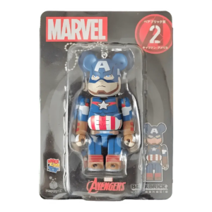 BE@RBRICK MARVEL 2021 – 2 Captain America (100%)