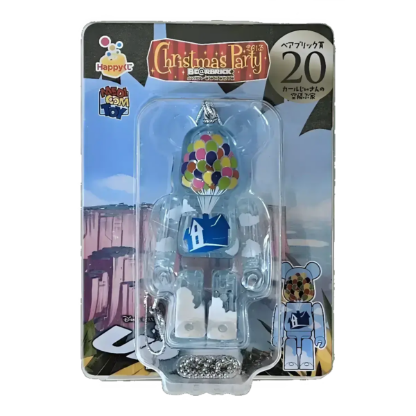 Bearbrick Happy Kuji 'Pixar Christmas Party' (2013) - 20 Old Man Carl's Flying House 100% in der Verpackung