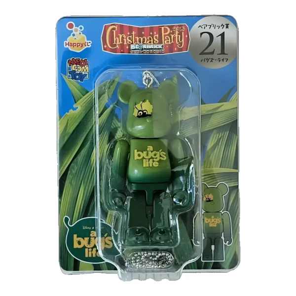 Bearbrick Happy Kuji 'Pixar Christmas Party' (2013) - 21 A Bug's Life 100% in der Verpackung