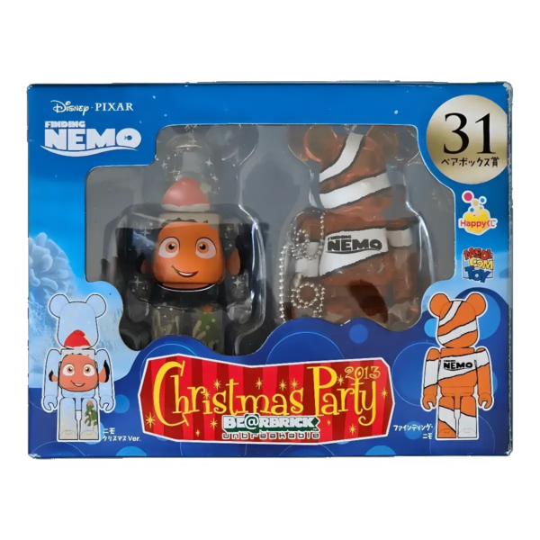 Bearbrick Happy Kuji 'Pixar Christmas Party' (2013) - 31 Nemo Christmas Version & Finding Nemo 100% in der Verpackung
