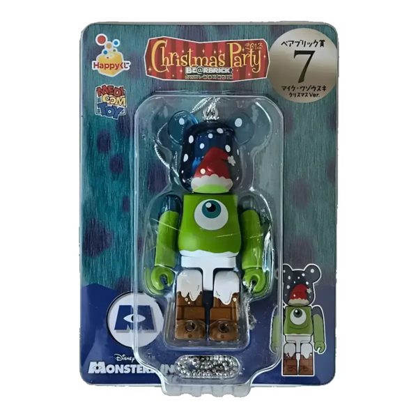 Bearbrick Happy Kuji 'Pixar Christmas Party' (2013) - 7 Mike Santa Version 100% in der Verpackung