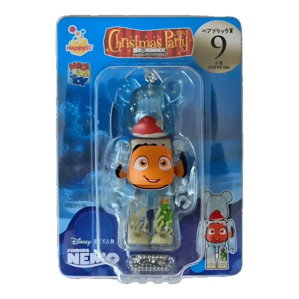 Bearbrick Happy Kuji 'Pixar Christmas Party' (2013) - 9 Nemo Christmas Version 100% in der Verpackung
