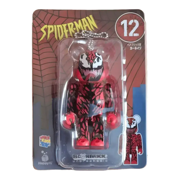 Bearbrick Happy Kuji 'Spider-Man' (2022) - 12 Carnage 100% in der Verpackung