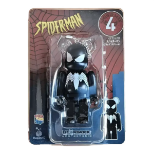 BE@RBRICK Spider-Man – 4 Spider-Man Black Costume (100%)