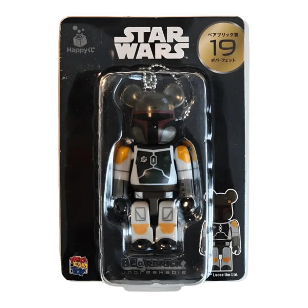 Bearbrick Happy Kuji 'Star Wars Saga' (2019) - 19 Boba Fett 100% in der Verpackung