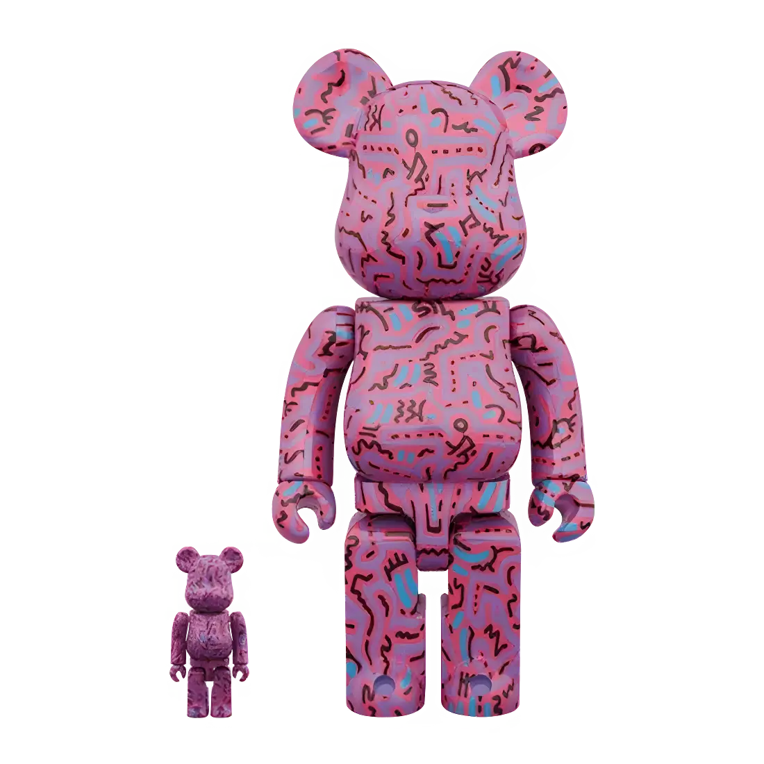 Bearbrick Keith Haring #2 100%+400% Herstellerbild 1