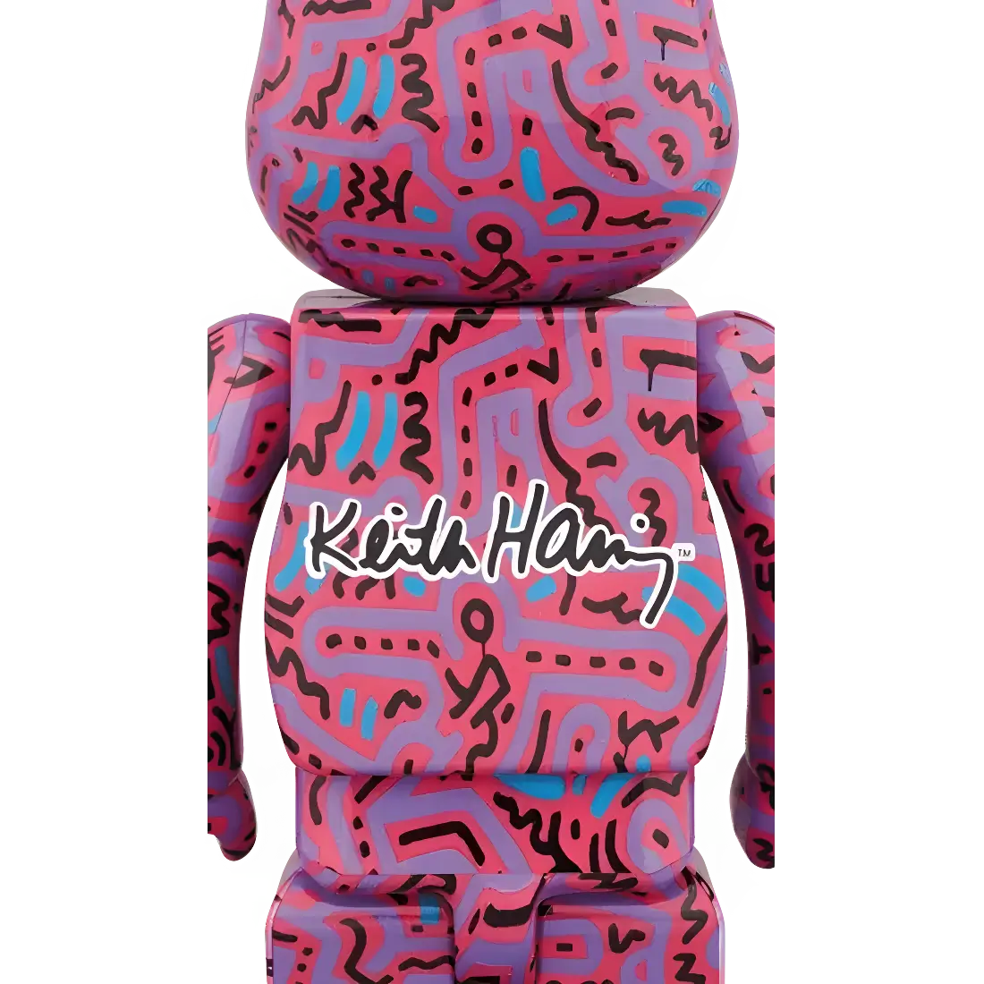Bearbrick Keith Haring #2 100%+400% Herstellerbild 4