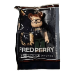 Bearbrick Lipton × Fred Perry PREPPY 70% in der Verpackung