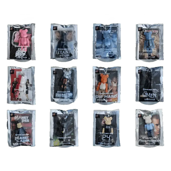 Bearbrick PEPSI.NEX × FOX - komplette Kollektion aus 12 Figuren 100% in der Verpackung