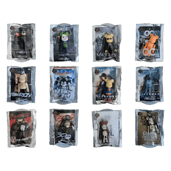 Bearbrick PEPSI.NEX × Warner Bros. - komplette Kollektion aus 12 Figuren 70% in der Verpackung