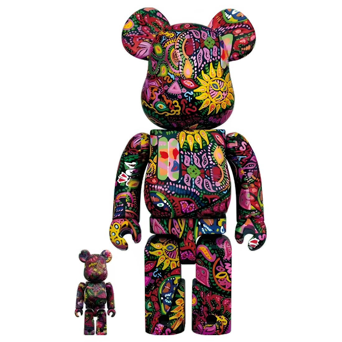 Bearbrick Psychedelic Paisley 100%+400% Herstellerbild 1