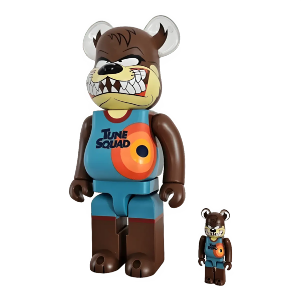Bearbrick Tasmanian Devil 100%+400% schräg