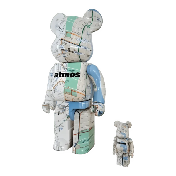Bearbrick atmos Subway 100%+400% schräg