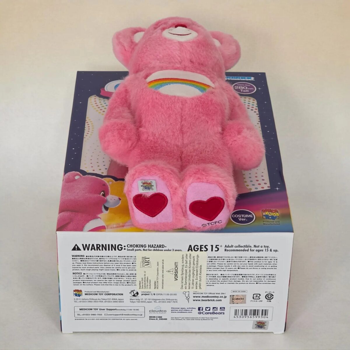 Bearbrick Cheer Bear Costume Version [Care Bears] 400% Echtheitsmerkmale