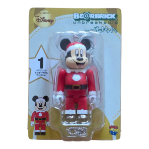 BE@RBRICK Disney Special Ornament – 1 Mickey Mouse Santa Version (100%)
