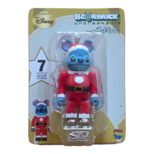 BE@RBRICK Disney Special Ornament – ​​7 Stitch Santa Version (100%)