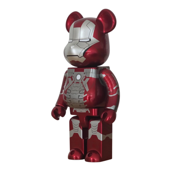 Bearbrick Iron Man – L@ST Iron Man Mark 5 400% schräg