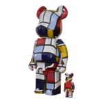 Bearbrick Piet Mondrian 100%+400% schräg