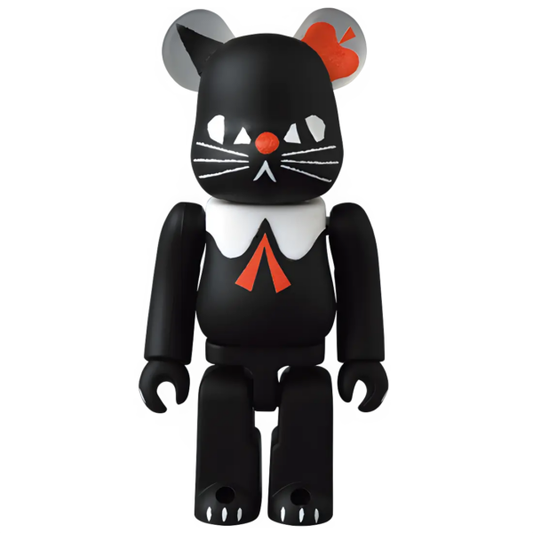 Bearbrick Series 43 Artist "Robin the Black Cat" 100% Herstellerbild