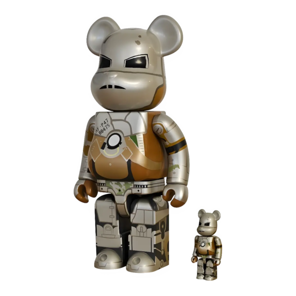Bearbrick Iron Man Mark I 100%+400% schräg