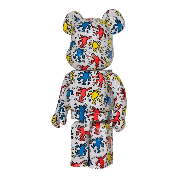 Bearbrick Keith Haring #9 1000% schräg