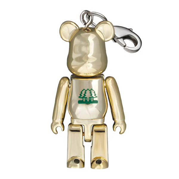 Bearbrick Merry Green Christmas 2012 - Gold (50%) - MyBearBrick.de