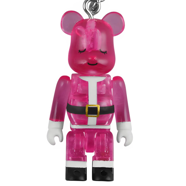 Bearbrick Merry Green Christmas 2008 - Clear Pink (50%) - MyBearBrick.de