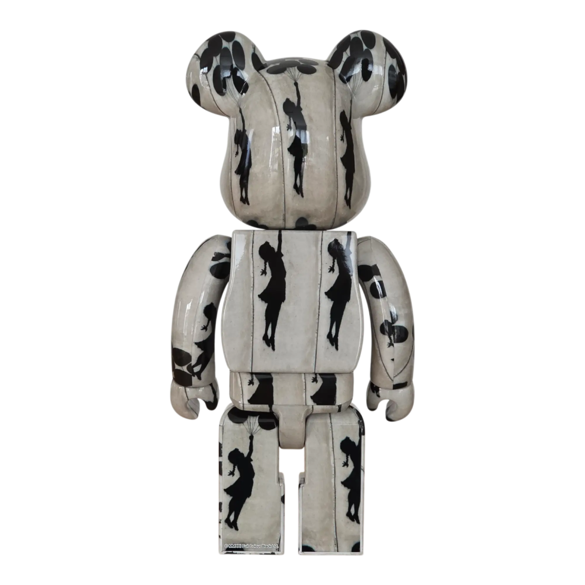 Bearbrick Brandalism "Flying Balloons Girl" 100%+400% Rückseite