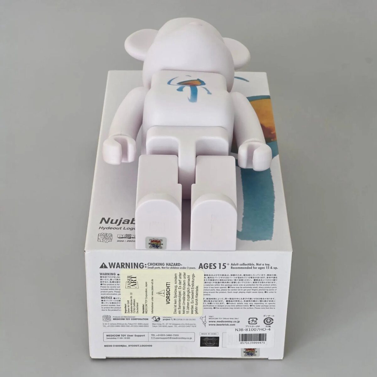 Bearbrick Nujabes Hydeout Logo 400% Echtheitsmerkmale