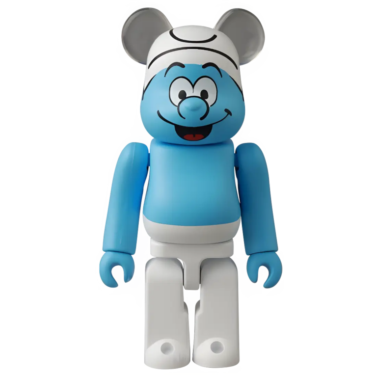 Bearbrick Series 49 Cute 'The Smurfs' 100% Herstellerbild