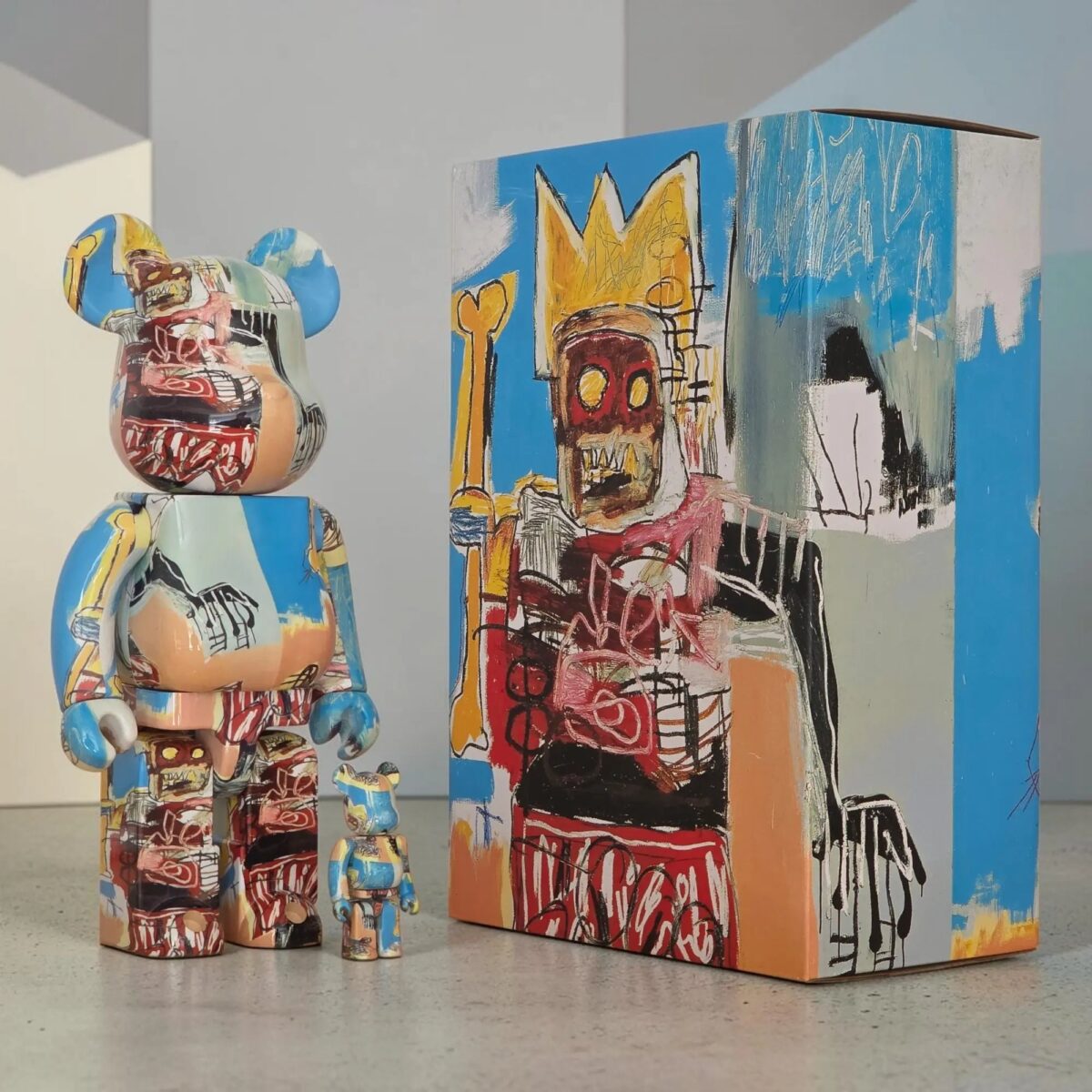 Bearbrick Jean-Michel Basquiat #6 100%+400% mit Verpackung
