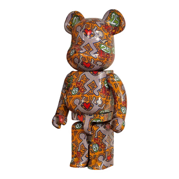 Bearbrick Keith Haring "Special" 1000% schräg