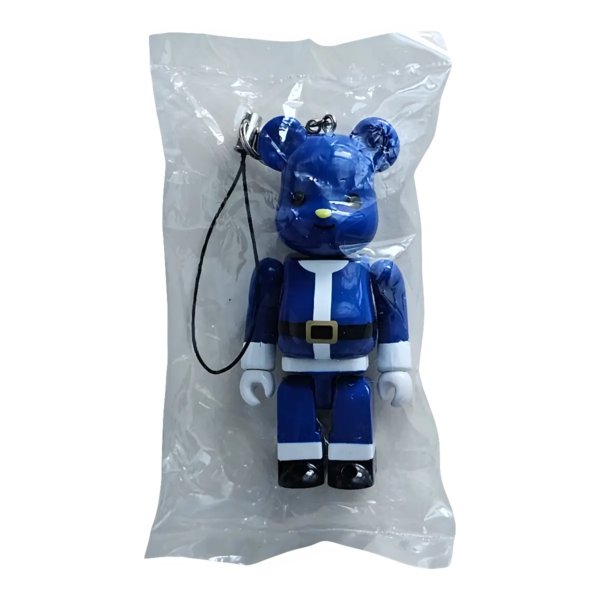 Bearbrick Merry Green Christmas 2009 Kiss the Earth 100% in Folie