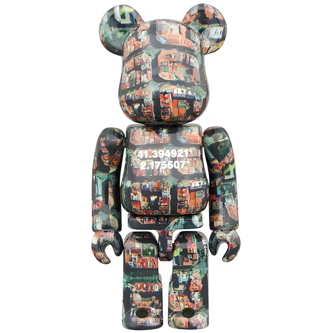 Bearbrick Benjamin Grant "Overview: Barcelona, Spain" 100%+400% Herstellerbild 2