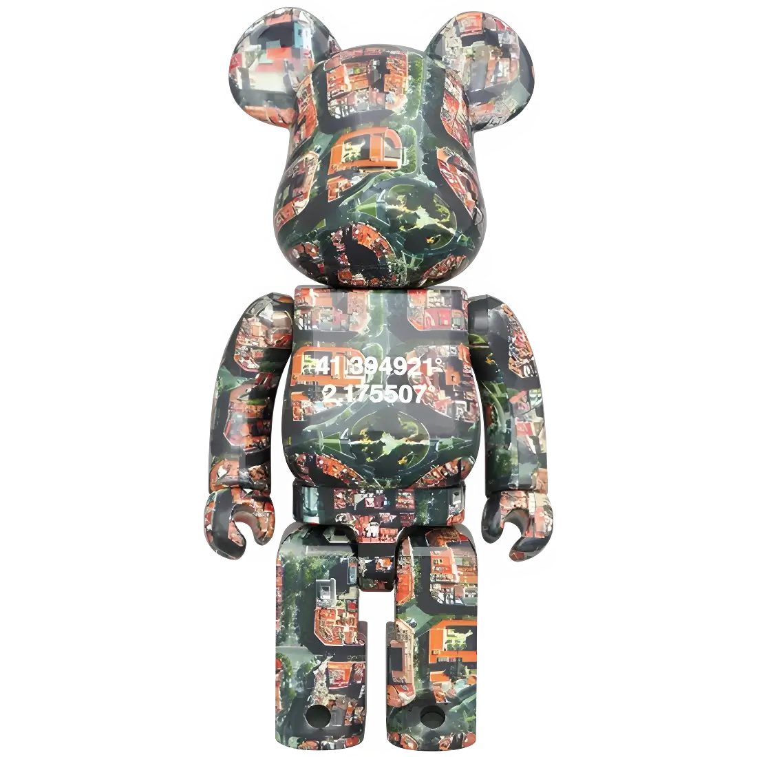 Bearbrick Benjamin Grant "Overview: Barcelona, Spain" 100%+400% Herstellerbild 3